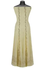 Srajann Hand Embellishment Anarkali Pure Georgette Unstitched Suit Work With Mukaish (SLC3292) - Image 5