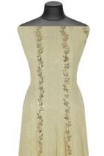 Srajann Hand Embellishment Anarkali Pure Georgette Unstitched Suit Work With Mukaish (SLC3292) - Image 6