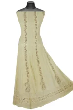 Srajann Hand Embellishment Anarkali Pure Georgette Unstitched Suit Work With Mukaish (SLC3292) - Image 7