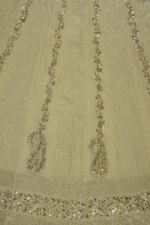 Srajann Hand Embellishment Anarkali Pure Georgette Unstitched Suit Work With Mukaish (SLC3292) - Image 8