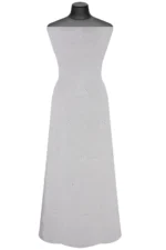 Srajann Hand Embroidered Pure Chanderi Lucknowi Chikankari Unstitched Kurta Piece (SLC1924) - Image 4