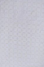 Srajann Hand Embroidered White Pure Georgette Lucknowi Chikankari Unstitched Men's Kurta Piece (SLC1148) - Image 4