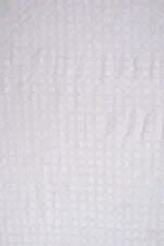 Srajann Hand Embroidered White Pure Georgette Lucknowi Chikankari Unstitched Men's Kurta Piece (SLC1152) - Image 4