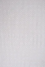 Srajann Hand Embroidered White Pure Georgette Lucknowi Chikankari Unstitched Men's Kurta Piece (SLC1154) - Image 4