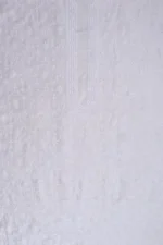 Srajann Hand Embroidered White Chanderi Lucknowi Chikankari Unstitched Men's Kurta Piece (SLC1166) - Image 2