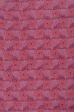 Srajann Hand Embroided Pink Faux Georgette Lucknowi Chikankari Unstitched Kurta Dupatta Set (SLC1369) - Image 7