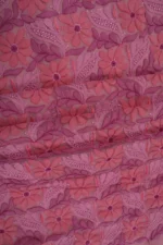 Srajann Hand Embroided Pink Faux Georgette Lucknowi Chikankari Unstitched Kurta Dupatta Set (SLC1369) - Image 10