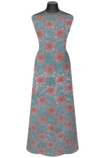 Srajann Hand Embroided Pink Faux Georgette Lucknowi Chikankari Unstitched Kurta Dupatta Set (SLC1366) - Image 5