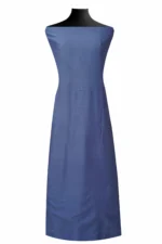 Srajann Hand Embroidered Mal Chanderi Lucknowi Chikankari Unstitched Kurta With Dupatta(SLC1574) - Image 4