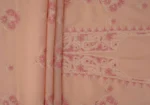 Srajann Hand Embroidered Mal Chanderi Lucknowi Chikankari Unstitched Kurta With Dupatta(SLC1572) - Image 8