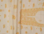 Srajann Hand Embroidered Mal Chanderi Lucknowi Chikankari Unstitched Kurta With Dupatta(SLC1597) - Image 6