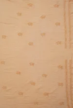 Srajann Hand Embroided Fawn Maheshwari Lucknowi Chikankari Unstitched Kurta Dupatta Set (SLC1798) - Image 11