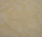 Srajann Hand Embroided Cream Kota Lucknowi Chikankari Unstitched Kurta Dupatta Set (SLC1433) - Image 5