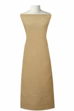 Srajann Hand Embroided Fawn Kota Lucknowi Chikankari Unstitched Kurta Dupatta Set (SLC1436) - Image 4