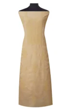 Srajann Hand Embroidered Tussar Silk Lucknowi Chikankari Unstitched Kurta With Dupatta(SLC1483) - Image 2