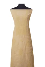 Srajann Hand Embroidered Tussar Silk Lucknowi Chikankari Unstitched Kurta With Dupatta(SLC1483) - Image 3