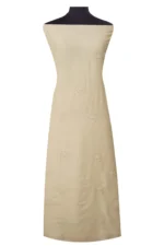 Srajann Hand Embroidered Monga Silk Lucknowi Chikankari Unstitched Kurta With Dupatta(SLC1518) - Image 5