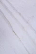 Srajann Hand Embroidered Pure Cotton Lucknowi Chikankari Unstitched Men's Kurta Piece (SLC1197) - Image 5