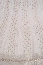 Srajann Hand Embellishment Anarkali Pure Georgette Only Mukaish work Lucknow Chikankari Unstitched Suit (SLC1178) - Image 6