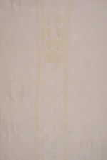 Srajann Hand Embroided Fawn Tissue Lucknowi Chikankari Unstitched Kurta Dupatta Set (SLC1253) - Image 7