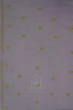 Srajann Hand Embroided Blue Linen Lucknowi Chikankari Unstitched Kurta Dupatta Set (SLC1517) - Image 6