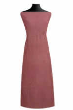 Srajann Hand Embroided Purple Mul Chanderi Lucknowi Chikankari Unstitched Kurta Dupatta Set (SLC1837) - Image 4