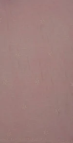 Srajann Hand Embroided Pink Linen Lucknowi Chikankari Unstitched Kurta Dupatta Set (SLC1820) - Image 10