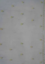 Srajann Hand Embroided Grey Mul Chanderi Lucknowi Chikankari Unstitched Kurta Dupatta Set (SLC1846) - Image 11