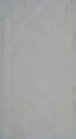 Srajann Hand Embroided white Kota Lucknowi Chikankari Unstitched Kurta Dupatta Set (SLC1504) - Image 10