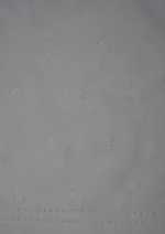 Srajann Hand Embroided White Kota Lucknowi Chikankari Unstitched Kurta Dupatta Set (SLC1512) - Image 10