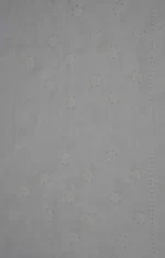 Srajann Hand Embroided white Kota Lucknowi Chikankari Unstitched Kurta Dupatta Set (SLC1508) - Image 10