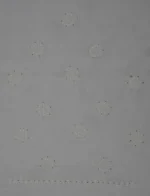 Srajann Hand Embroided white Kota Lucknowi Chikankari Unstitched Kurta Dupatta Set (SLC1508) - Image 9