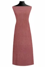 Srajann Hand Embroided Purple Mul Chanderi Lucknowi Chikankari Unstitched Kurta Dupatta Set (SLC1837) - Image 2