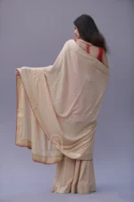 RED PURE & PREMIUM GEORGETTE MUKAISH GARARA SET - Image 3