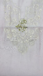 LAVENDER LATTE CHANDERI MUL MUKAISH KURTA & DUPATTA FABRIC - Image 5