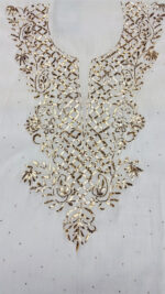 DYEABLE CHANDERI MUL MUKAISH KURTA & DUPATTA FABRIC - Image 3