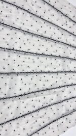 DYEABLE CHANDERI MUL CHIKANKARI ANARKALI & DUPATTA SET - Image 5