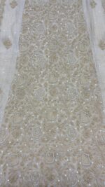 DYEABLE PURE & PREMIUM TISSUE CHIKANKARI KURTA & DUPATTA SET - Image 6