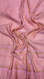 DUSTY PINK PURE & PREMIUM TISSUE CHIKANKARI KURTA & DUPATTA FABRIC - Image 2