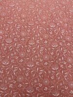 ROSEGOLD PEACH CHANDERI MUL CHIKANKARI KURTA & DUPATTA FABRIC - Image 5