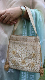 BEIGE ZARDOZI POTLI - Image 2