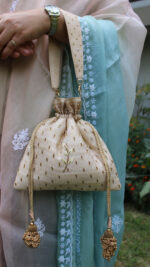 BEIGE ZARDOZI POTLI - Image 4