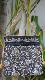 BLACK CHIKANKARI POTLI - Image 2