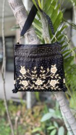 BLACK CHIKANKARI & ZARDOZI POTLI - Image 2