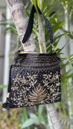 BLACK ZARDOZI & MUKAISH POTLI - Image 2