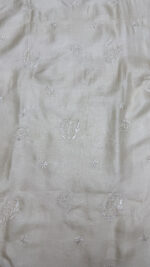 DYEABLE PURE & PREMIUM TUSSAR SILK CHIKANKARI KURTA & DUPATTA SET - Image 6