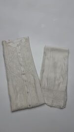 DYEABLE CHANDERI MAHESHWARI CHIKANKARI CO-ORD SET