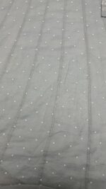 TEAL BLUE PURE & PREMIUM TISSUE CHIKANKARI ANARKALI & DUPATTA SET - Image 5