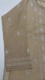 DYEABLE PURE & PREMIUM TISSUE CHIKANKARI CO-ORD SET - Image 3