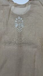 DYEABLE PURE & PREMIUM TISSUE CHIKANKARI CO-ORD SET - Image 5